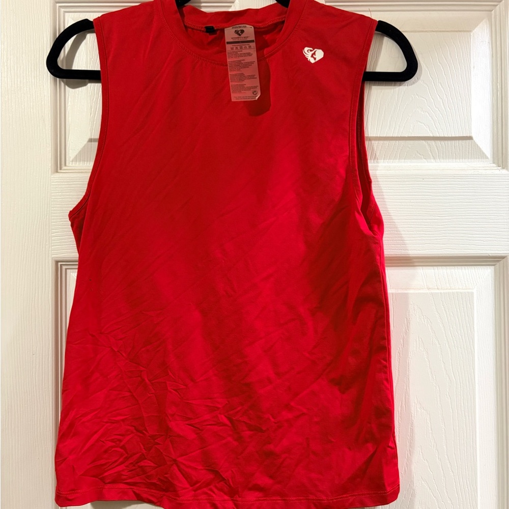 Women’s Best Red Sleeveless Seamless Active Top